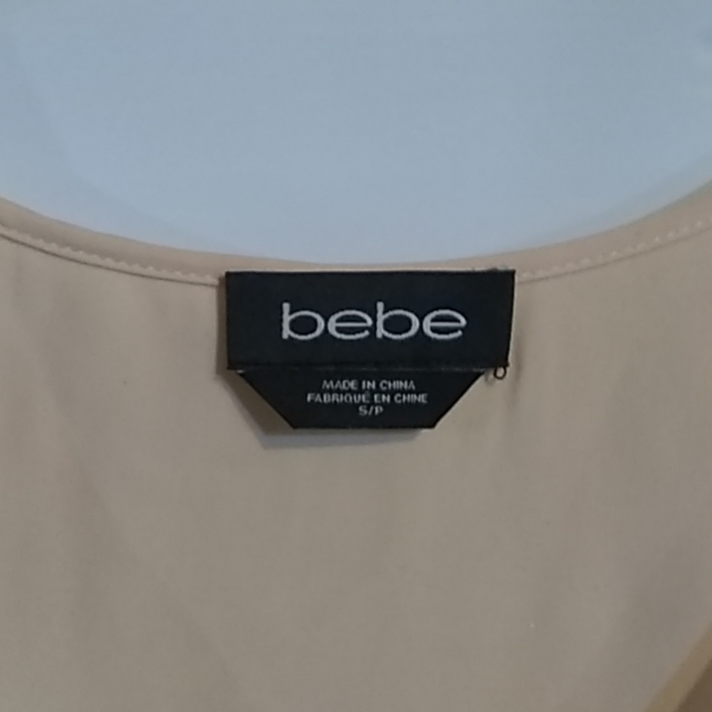 Bebe Embellished Tank Size S/P - Picture 2 of 6
